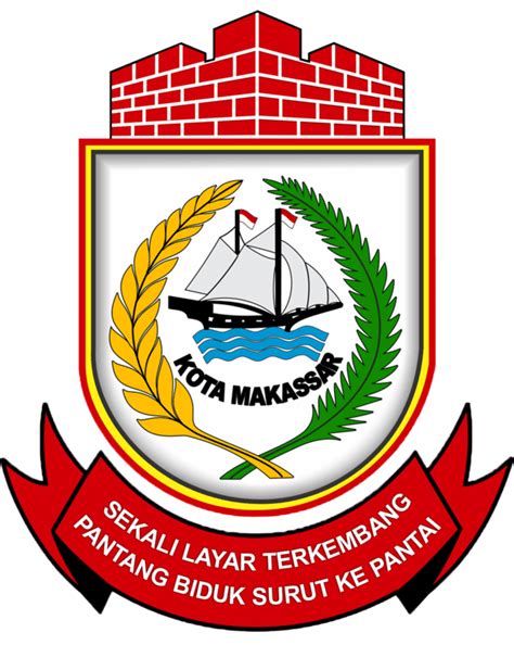 Download File Logo Dan Artinya Kota Makassar  Png Cdr Vector Hitam