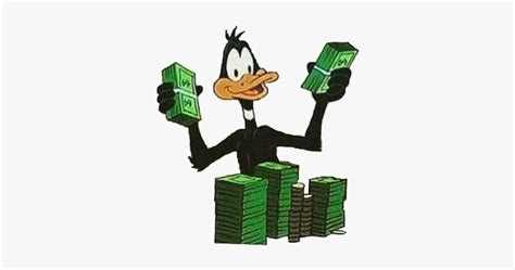 Stickergang Daffy Duck Hustle Money Gangster Daffy