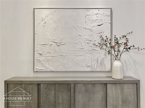 How To Make Textured Canvas Art With Drywall Mud Textured Wall Art