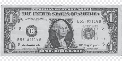 Dollar Bill Black And White