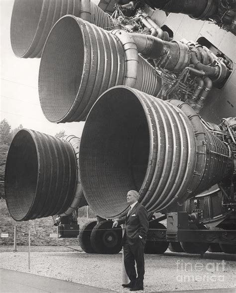 Wernher Von Braun Rocket Pioneer Photograph By Nasa Science Source