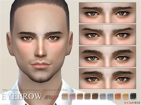 Sims 4 Hair Guys Eyebrows Sims 4 Cc Eyes Sims 4