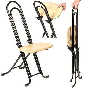 Folding stool folding wood stool black metal frame 45cm tall. Pin auf chair project