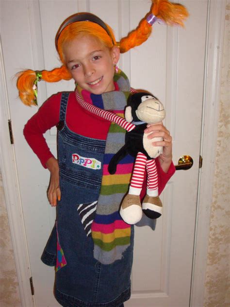 Pippi Longstocking Costume Halloween Handmade Idea Contest Dress Up
