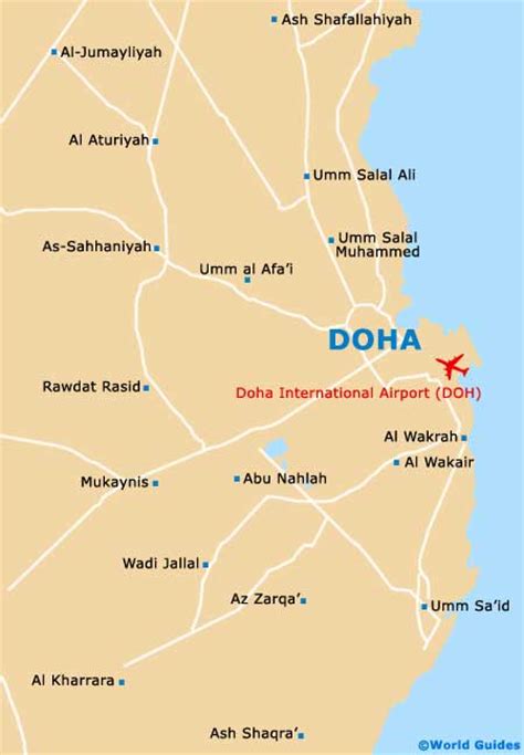 Doha Map With Districts