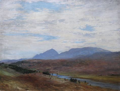 Joseph Farquharson Victorian Scottish Highland Landscape Richard
