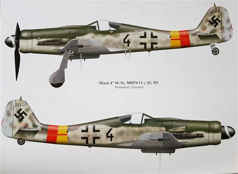 Asisbiz Focke Wulf Fw 190d9 11jg301 Black 4 Wnr 500576 Wunsdorf