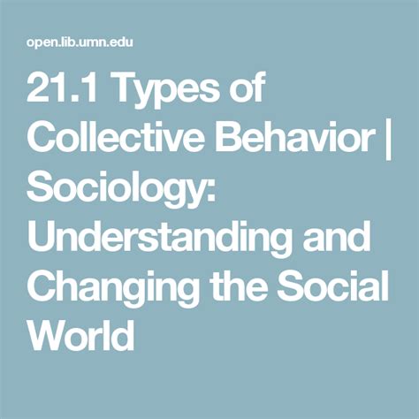 211 Types Of Collective Behavior Sociology Understanding And