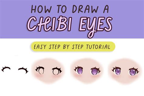 How To Draw Chibi Eyes Easy For Beginners Draw Cartoon Style