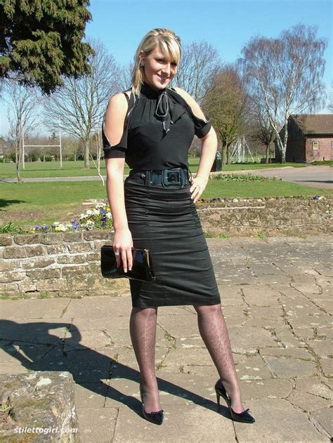 Pin By Trevor German On My Saves Pretty Black Blouse And Skirt