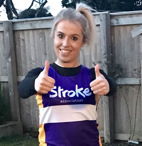 Katie Smith Is Fundraising For Stroke Association