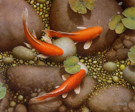 New And Recent Work Archives • Koi Fish Paintings By Terry Gilecki Fish