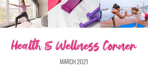 Health And Wellness Corner March 2021 Iowa High School Girls Athletic