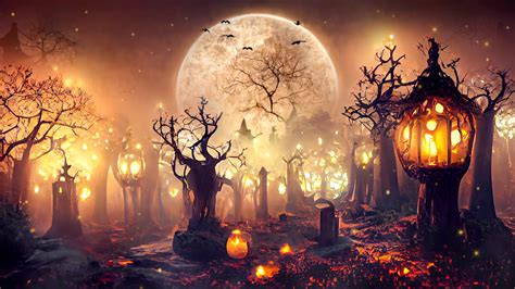 Halloween Spooky Ambience Eyes Of Jack O Lanterns 🎃 Dark Spooky