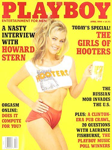 Playboy Magazine Entertainment For Men April Heidi Mark Hooters
