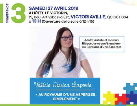 Conference Valerie Jessica Laporte Autisme Centre Du Québec