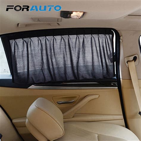 Forauto Universal Car Curtains Sun Shade Uv Protection Curtain For Side