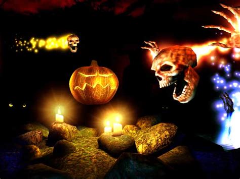 3D Écrans de Veille “Jours fériés” - Halloween - Cet Halloween 3D