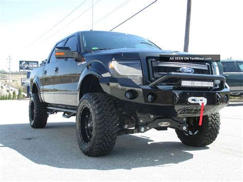 It has been lifted a little with much larger tires. 2013 Ford F - 150 Fx4 4x4 6. 2l