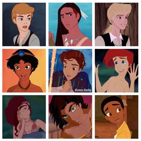 Disney Characters Gender Blend Choose Your Favourite 💕 Disney Princes Disney Disney Gender