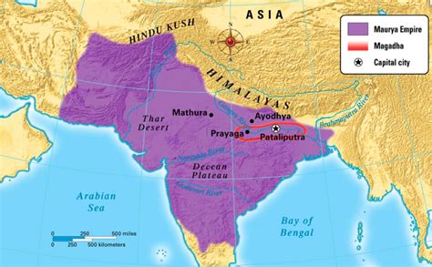 The Mauryan Empire 321 185 Bce Indian History Facts Asian