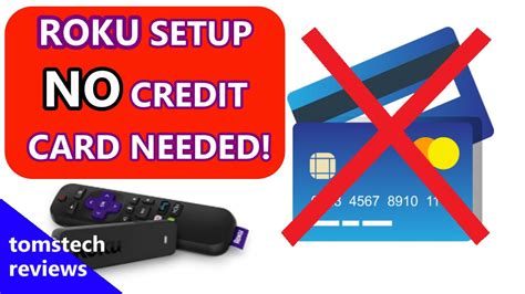 How To Setup Roku Without A Credit Card Youtube