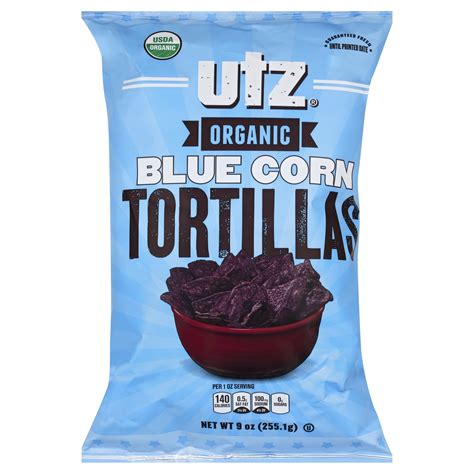 utz organic blue tortilla chips 9 oz shipt