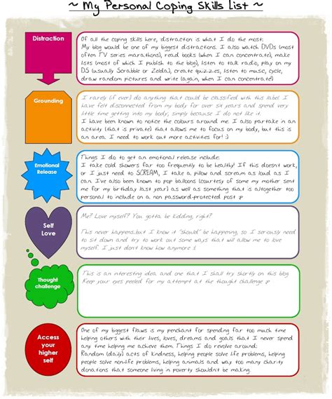 Coping Skills Worksheet For Kids Counseling For Young Adults Free