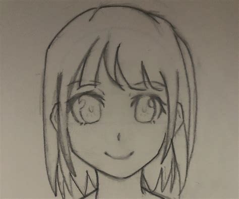 How To Draw A Happy Anime Face Step By Step Drawing Guide By Dawn Vrogue