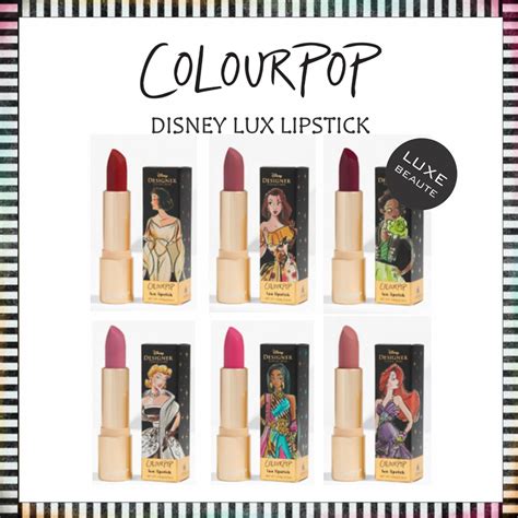 Colourpop Disney Princess Designer Creme Lux Lipstick Ariel Belle