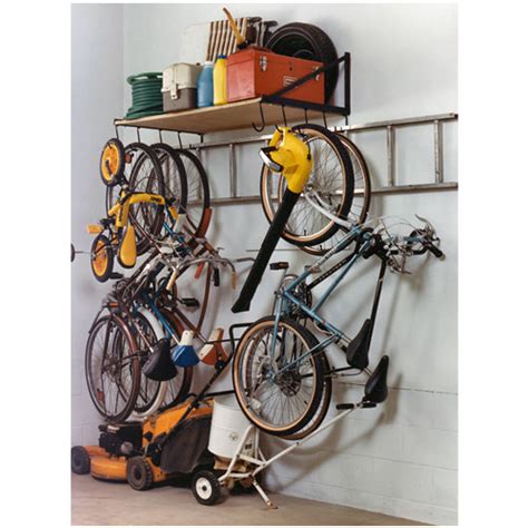 It is also easier to do than it might seem. Wall Mounted - One Level Garage Shelf in 2020 | Garage ...