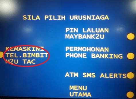 Hampir semua bank termasuk maybank telah memperkenalkan sistem perbankan dalam talian iaitu maybank2u yang memudahkan transaksi kewangan harian pelanggan. Kemaskini No Telefon Maybank - Tolop