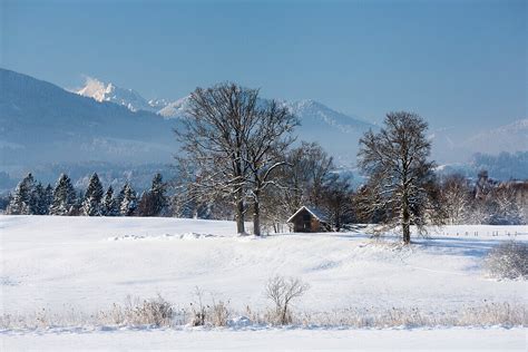 Winterlandschaft Bei Uffing Am Bild Kaufen 70420555 Lookphotos