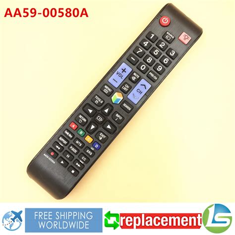 Backlit Remote Control Aa59 00580a For Samsung Smart Led Tv Un46es8000f