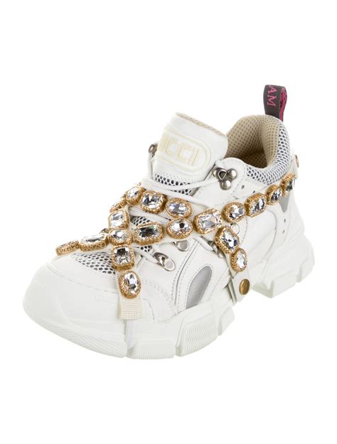 Gucci Flashtrek Chunky Sneakers White Sneakers Shoes Guc722295