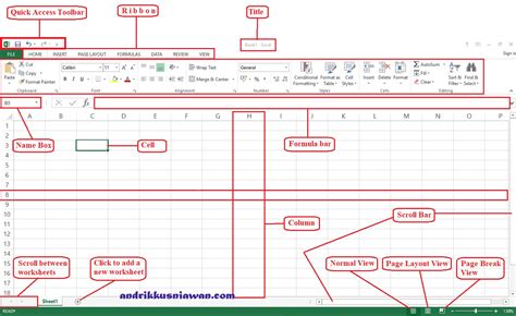 Bagian Bagian Microsoft Excel Dan Fungsinya Serta Kegunaannya Images