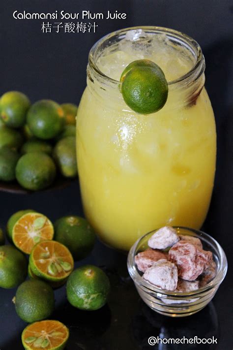 Calamansi Sour Plum Juice 桔子酸梅汁 A Refreshing Drink For The Hot Day 冰冰凉