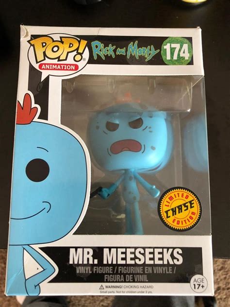 Rick And Morty Mr Meeseeks Limited Chase Funko Pop Brand New 174