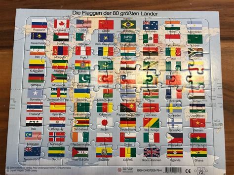 Puzzle Flaggen Der Welt Kaufen Auf Ricardo