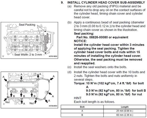 Share 168 Images Toyota Valve Cover Torque Specs Vn