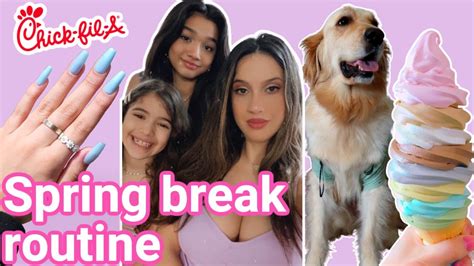 Our Spring Break Morning Routine The Mir Fam Youtube