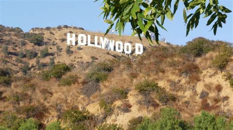Los Angeles California Usa 7 Nov 2019 Iconic Hollywood Sign Big