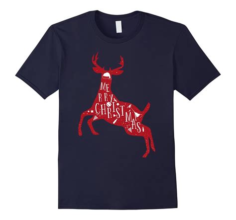 The Merry Christmas Reindeer T T Shirt Art Artvinatee