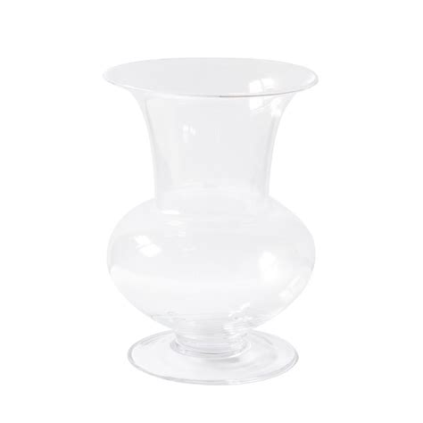 Tall Curved Glass Vase Clear 11 Royal Imports