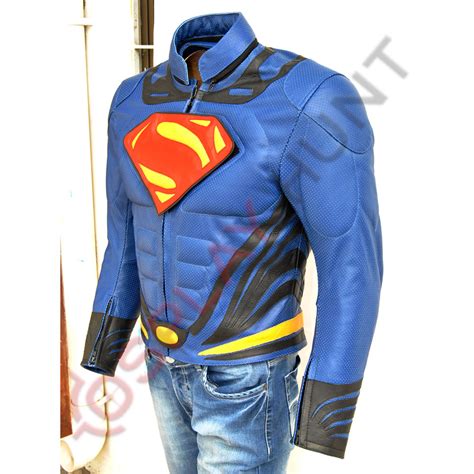 Superman Man Of Steel 2 Jacket Batman Vs Superman Costume Motorbike