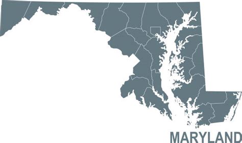 Maryland Counties Map Stock Photos Pictures And Royalty Free Images Istock