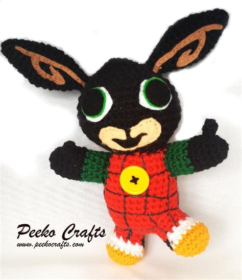 Bing Bunny Crochet Pattern By Peeko Crafts Knitting Patterns