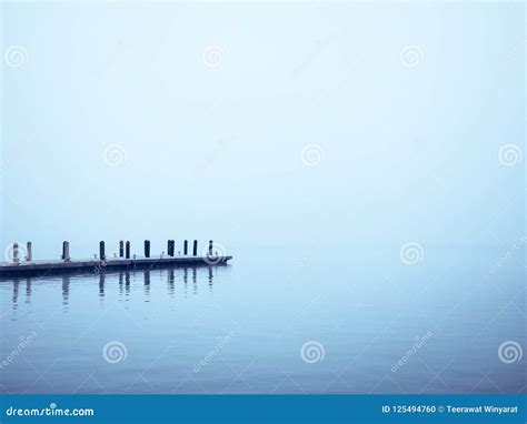 Pier Lake Dock Water Background Nature Landscape Stock Photo Image Of