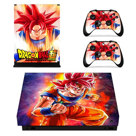 It was developed by spike and published by namco bandai games under the bandai label in late october 2011 for the playstation 3 and xbox 360. Son Goku Dragon Ball Z Super Xbox One X Console Vinyl Skin Decal Sticker Covers - Faceplates ...