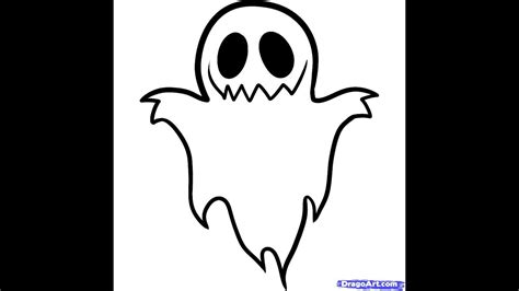 Speaking of halloween, have you guys decorated your house yet? How to draw a ghost - Step by step - YouTube